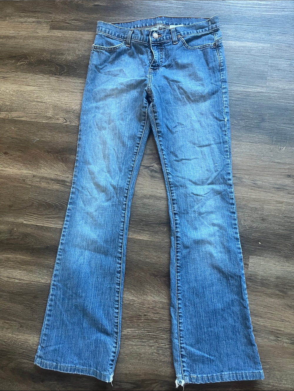 Manager vintage Women's Medium Blue Flared Denim Jeans